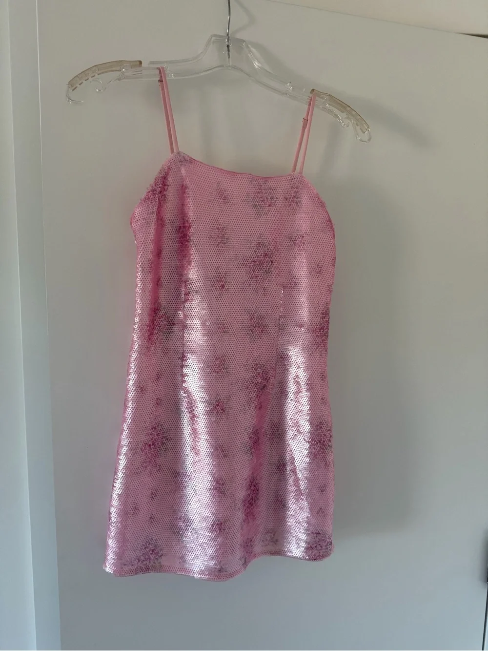 LoveShackFancy Blush Pink Sequin Dress 12Y